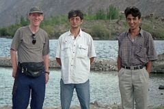 14 Jerome Ryan, Cook Muhammed Ali, Guide Muhammed Iqbal At Lake Satpara Above Skardu